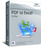 PDF to Excel per Mac PDF to Excel per Mac Box