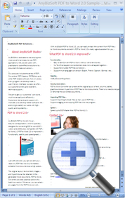 PDF to Word sample